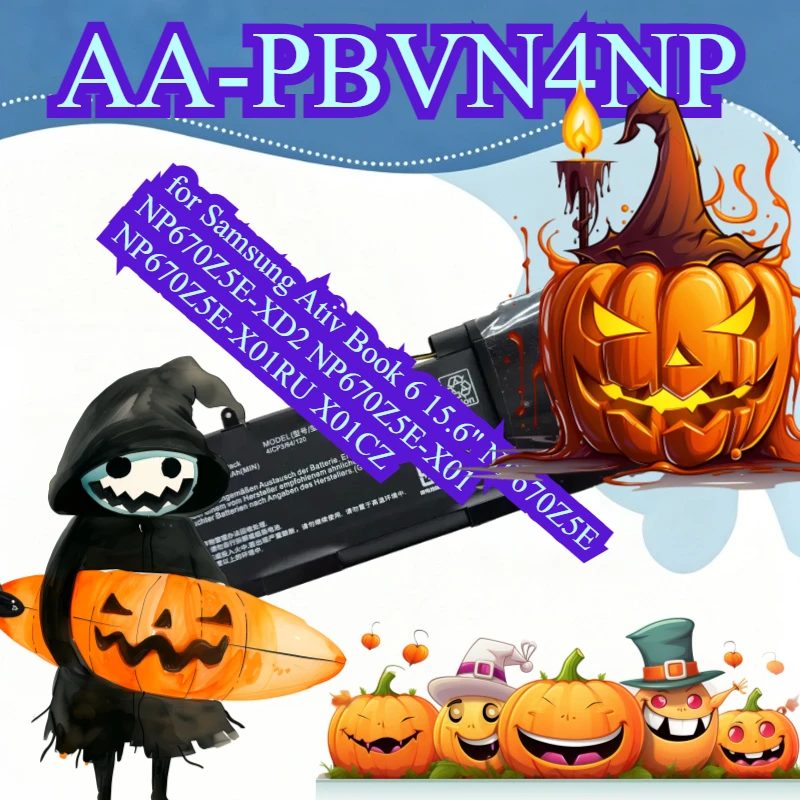 

AA-PBVN4NP Laptop Battery for Samsung Ativ Book 6 15.6" NP670Z5E NP670Z5E-XD2 NP670Z5E-X01 NP670Z5E-X01RU X01CZ 15.2V 57Wh