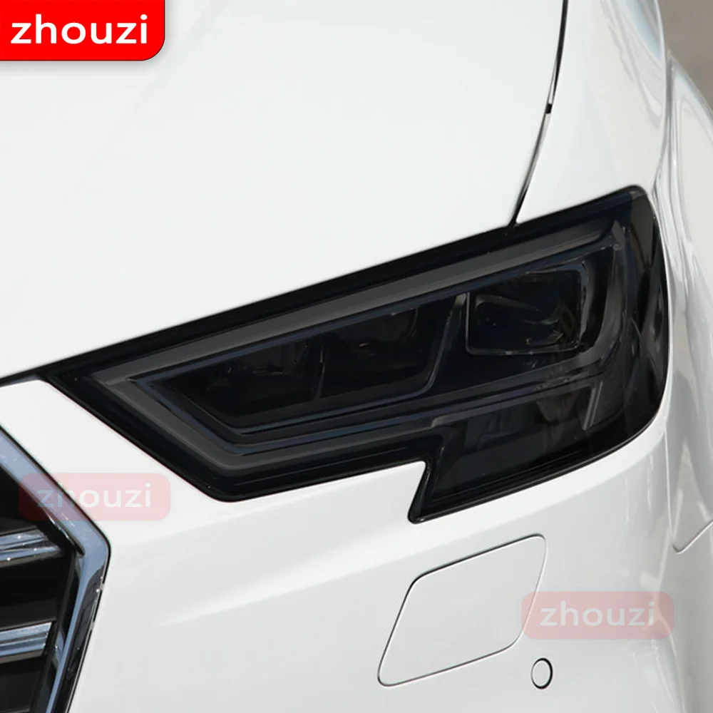 Car Headlight Protective Film Transparent Smoked Black TPU Sticker For Audi A3 8V S3 RS3 8Y 2021 2022 S Line Sportback 2014-On