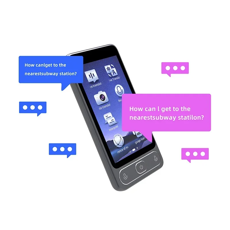 2026Wholesale D10 138 Languages Real Time Translator Portable Voice Translator Device HD Touch Screen Photo Offline Translation