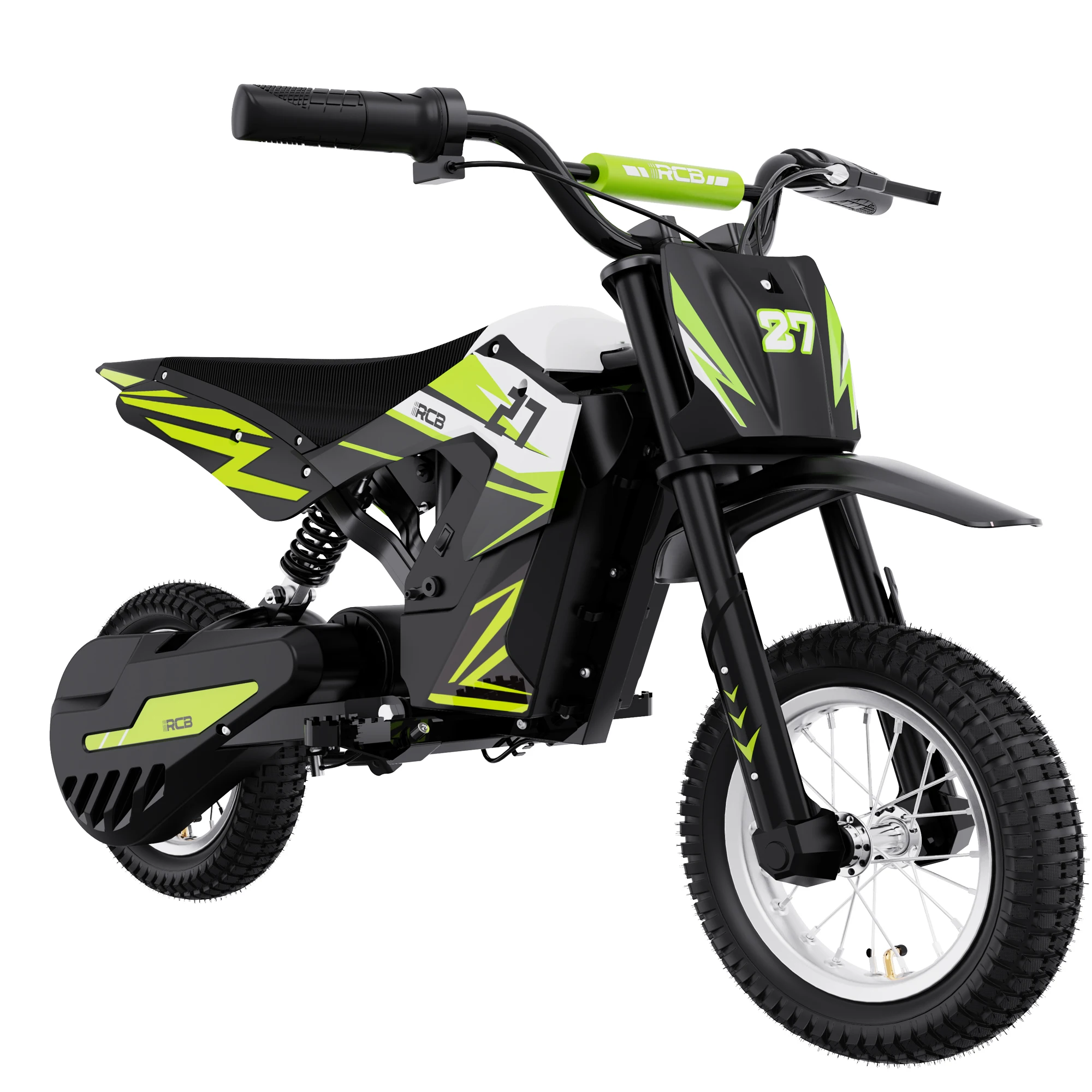 RCB KIDS R9X Elektromotorrad für Kinder 300W, 36V 5,2Ah, 15,5 MPH, 9,3 Meilen. Sicheres Fahrzeug, perfektes Geschenk für Kinder von 3-12 Jahren