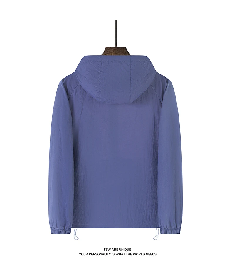 LNGXO Sommer-Windjacke für Herren und Damen, leichte Sonnenschutzjacke, Unisex, Camping, Klettern, Wandern, Outdoor, wasserdichter Mantel – Detail 29