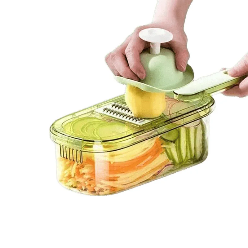 

Multifunctional vegetable cutter household shredder kitchen cutter potato shredder grater silk wiper hand cucumber