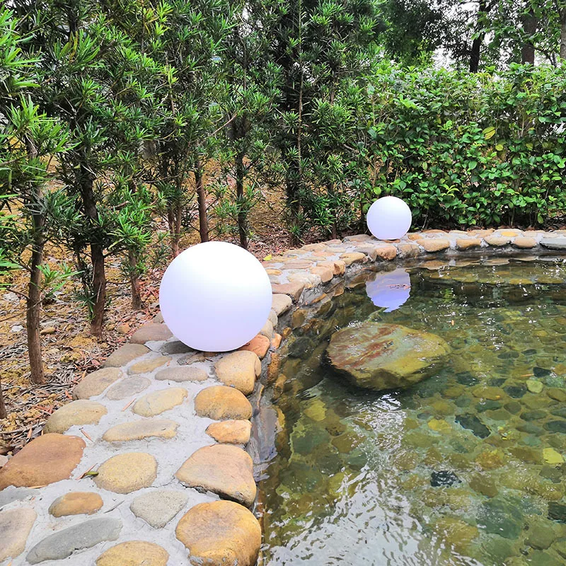 Lampade da giardino a LED impermeabili con illuminazione a sfera da giardino illuminazione per esterni decorazioni per esterni bar per matrimoni piscina lampade da prato galleggianti