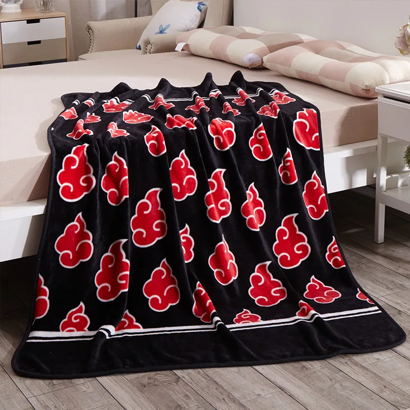 Red Cloud New Anime Soft Warm Coral Fleece Plush Throw Blanket Bed Rug Dropship 150x200/120x150cm 1pcs Kids Gift