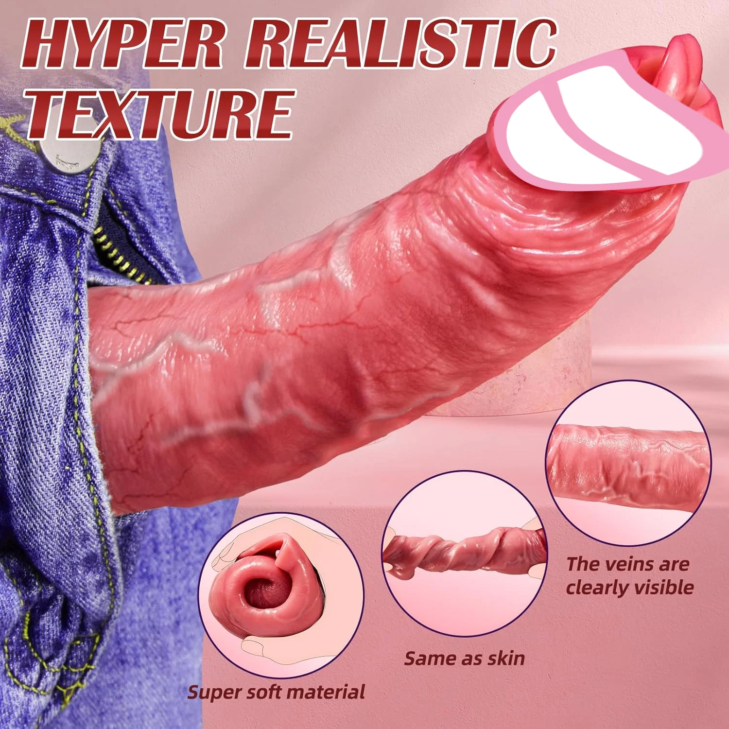 القضيب موسع حلقة السائل المنوي قفل حلقة اللسان لعق الاهتزاز القضيب كم ذروة هزاز مقاوم للماء سيليكون الجنس لعب الكبار