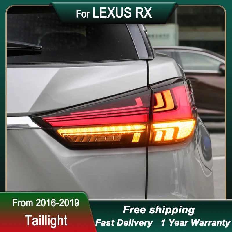 Car Tail Lights For LEXUS RX 2016-2019 to 20-21 style FULL led new style tail lamp Dynamic Turn Signal Light Tail Lamp Assembly