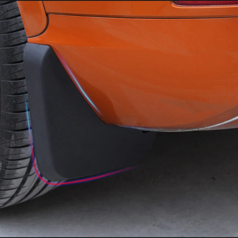 

For Audi A4 B9 A3 8V Sedan Hatchback Q7 4M Q3 8U Q5 8R 4Pcs Durable PP Car Wheel Mudguard Mud Fender Cover Auto Accessories