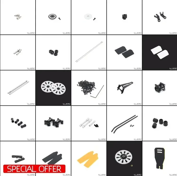 

ALZRC T-REX 250 Rc helicopter heli parts tail blades/Crosshead guide/Ball joint/Radius link/Deflector Tarot Align Turnigy Devil