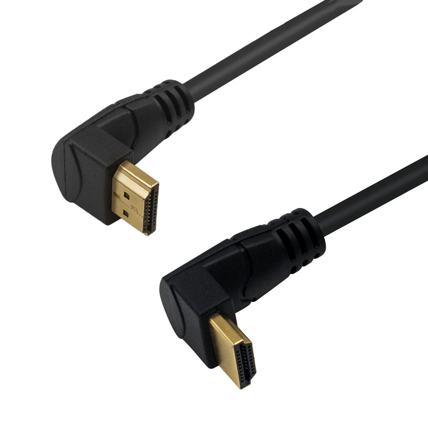 4K kabel HDTV 2.0 90/270 stopni łokieć do kąt nachylenia HDMI-kompatybilny do kabel HD 0.3m 1.8m 2K * 4K do telewizora projektor do komputera