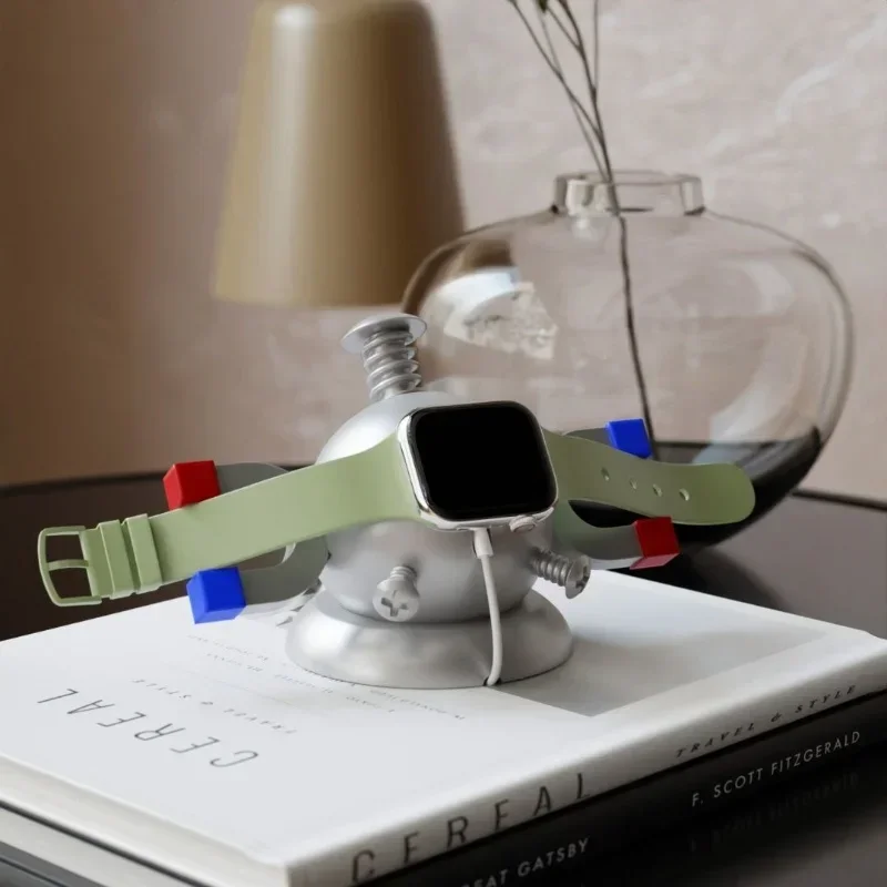

Kawaii Pokemon Magnemite Action Figures Apple Watch Charger Stand Anime Metagross Figure Watch 8 7 6 5 4 3 2 Se Currency Charger