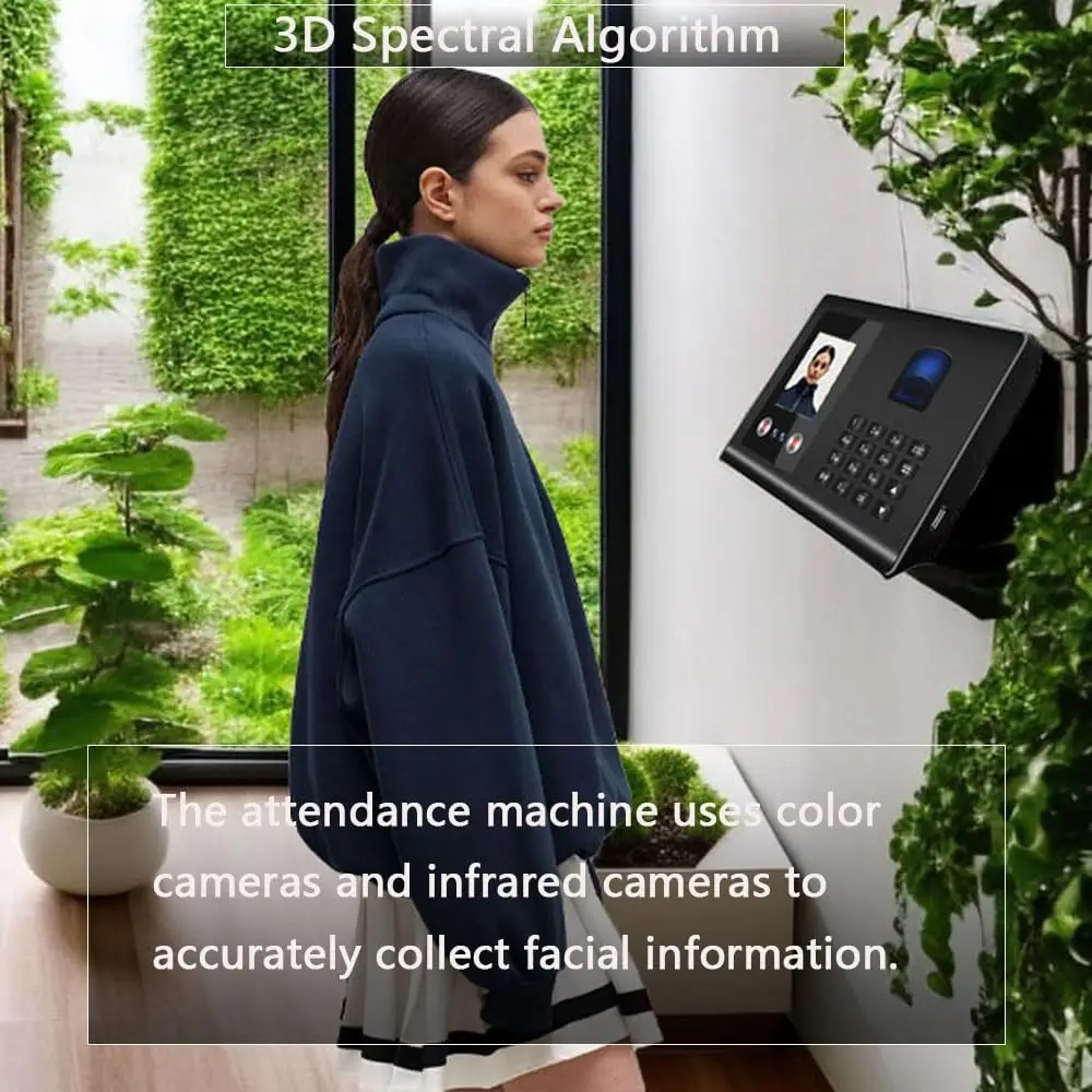 

Biometric Facial Time Attendance Machine with Face and Fingerprint Recognition