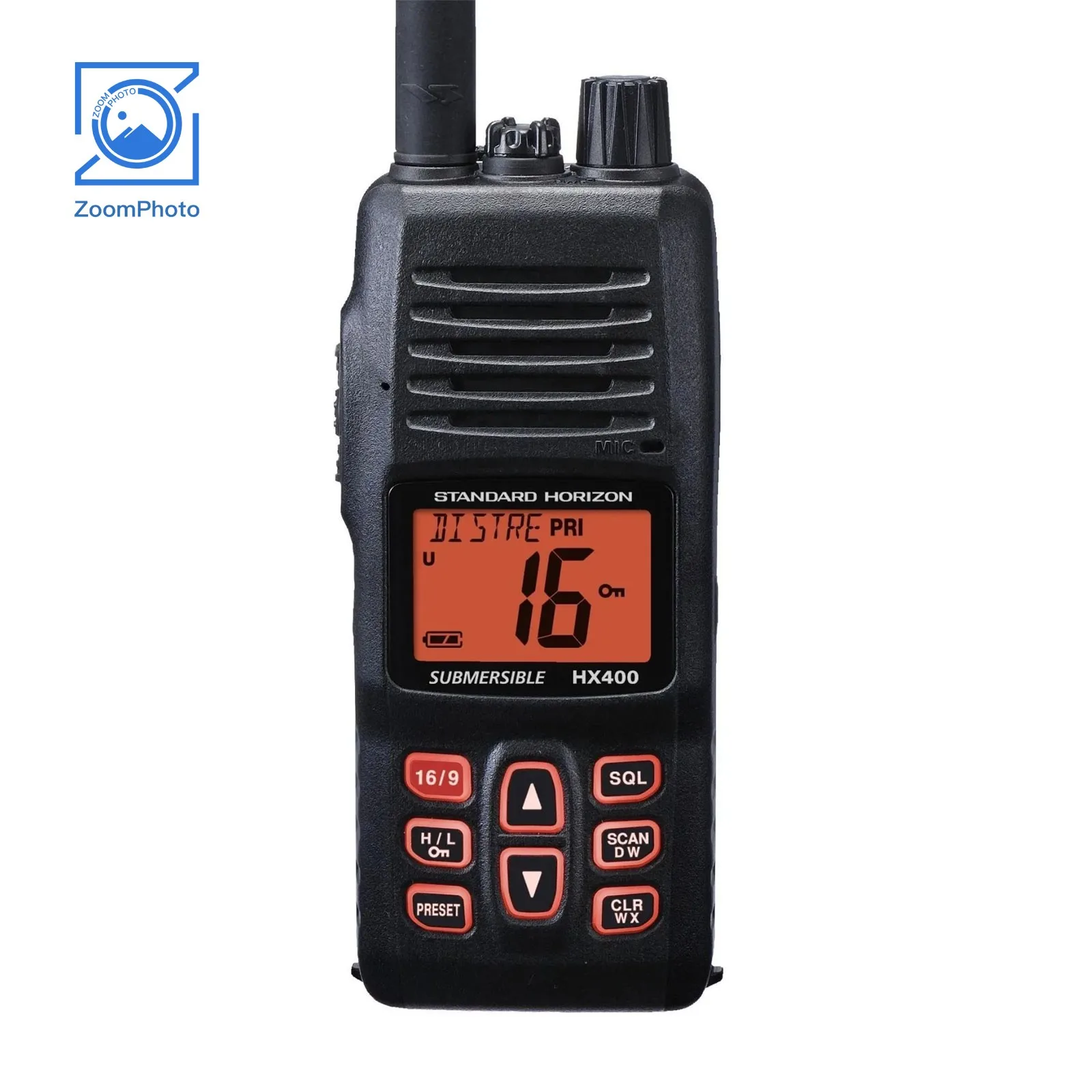 HX400IS Submersible 5W VHF Marine Radio Handheld Transceiver Walkie Talkie with Noise Canceling Mic