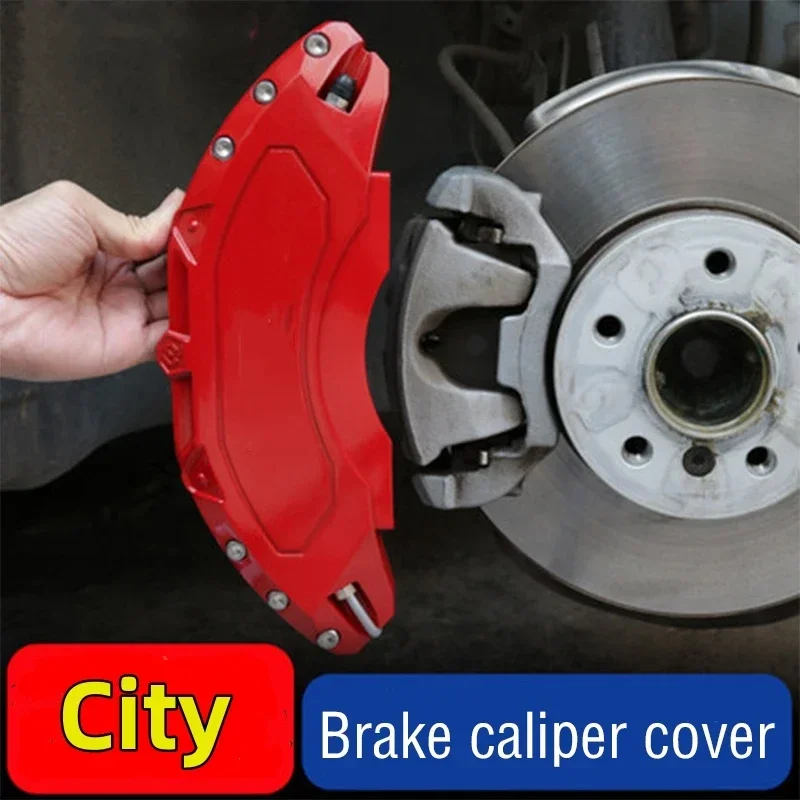 

Car Brake Caliper Cover Aluminum Metal For Honda City 1.5L CVT 2015 2017 2018 2019