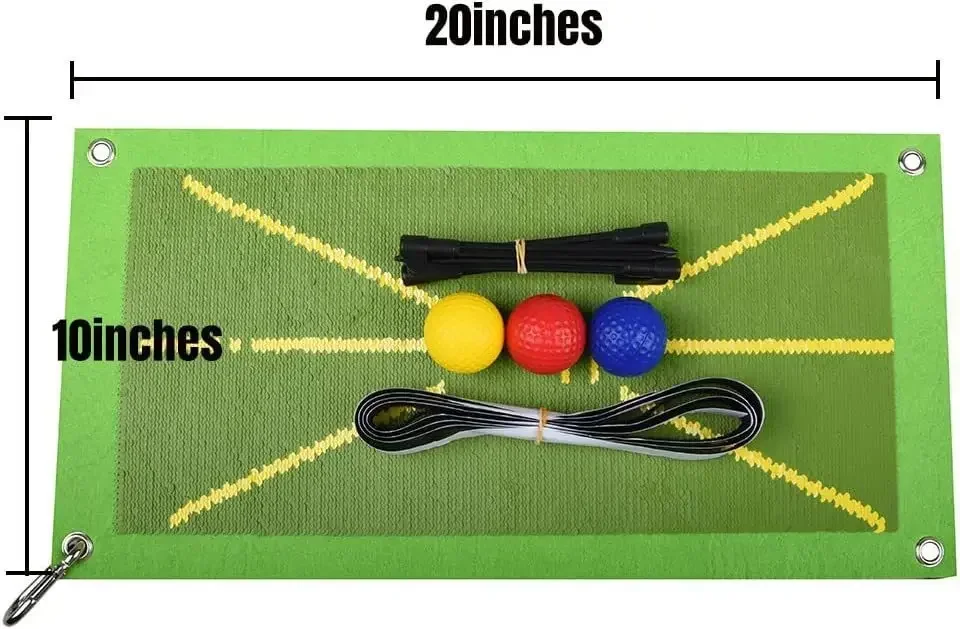 Golf Training Anfänger Zubehör für Swing Erkennung Batting Ball Directional Path Pads Praxis Pads Werkzeug Training Aids Matte – Detail 3