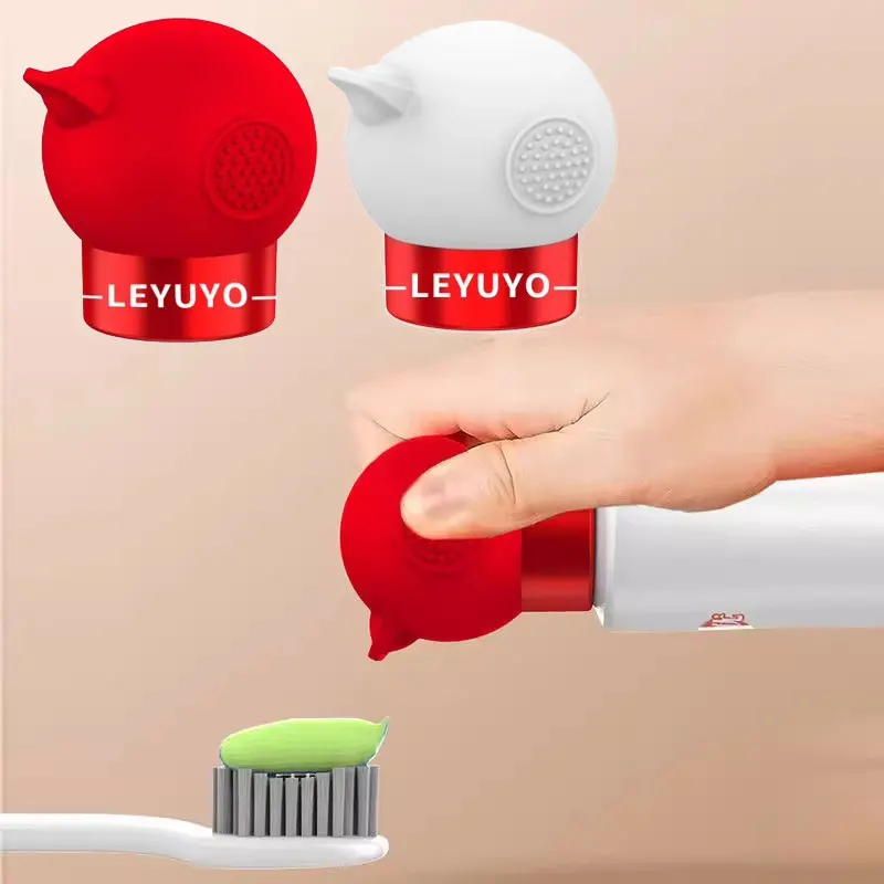 

Vacuum Toothpaste Tube Squeezer Efficient and Hassle-Free Silicone Toothpaste Pump Dispenser Toothpaste Cap Bathroom Supplies