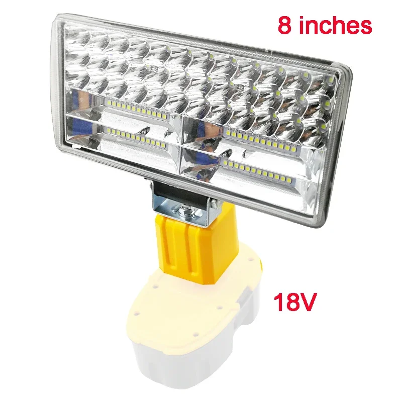 Światła robocze latarki LED DC9096 latarka elektryczna lampka do czytania biurkowe do baterii Dewalt 12V 14.4V 18V NiCad NiMH