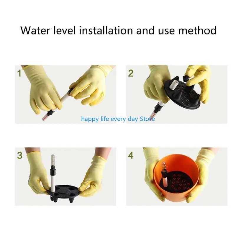 T8uc PP Selbstbewässerungsplanter Blumentöpfe Innen mit Wasserstandindikatoren 6x5 Garten moderner dekorativer Pflanzer Topf