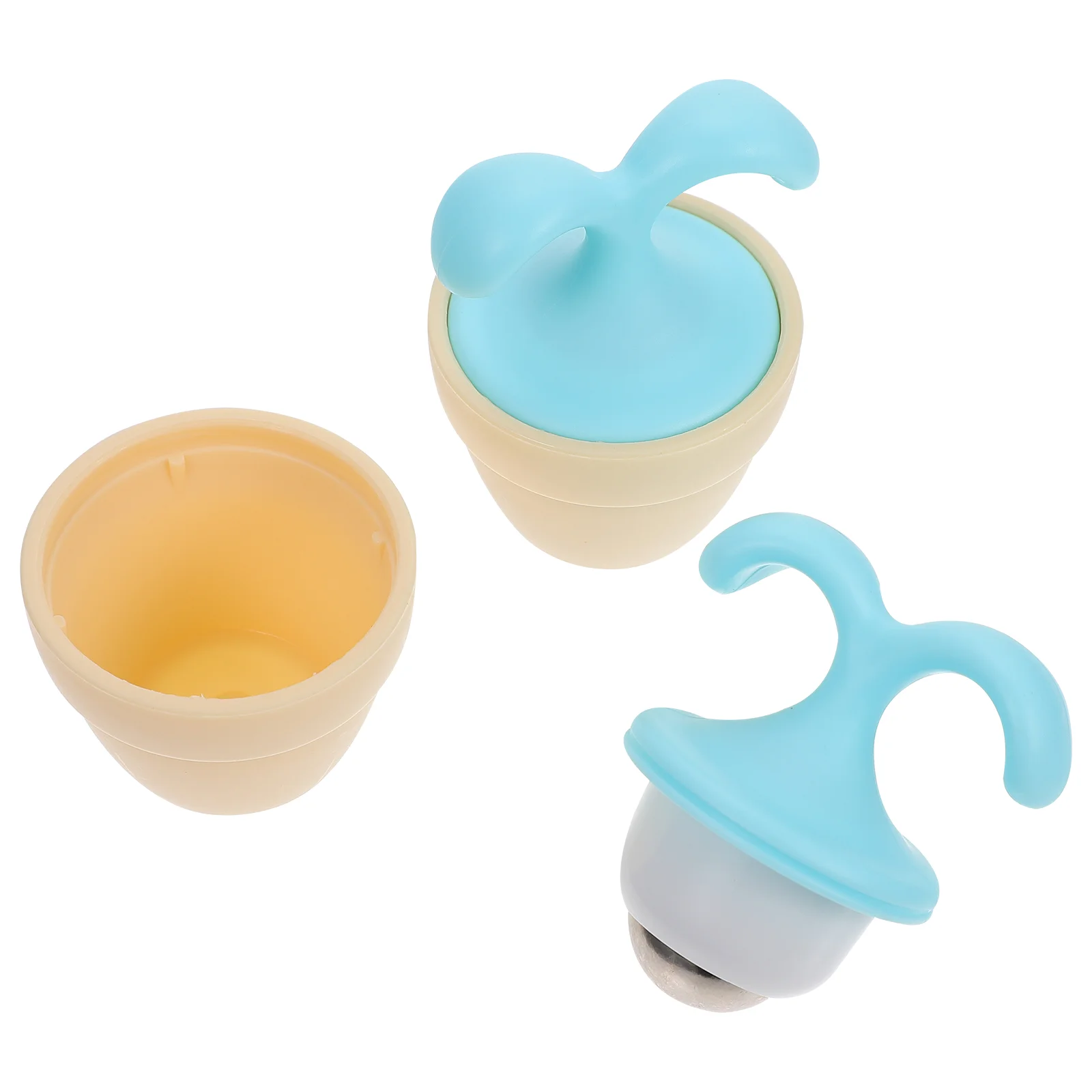 

2 Pcs Roller Ball Massager Tool Portable Body Massaging Care Home Handheld Device