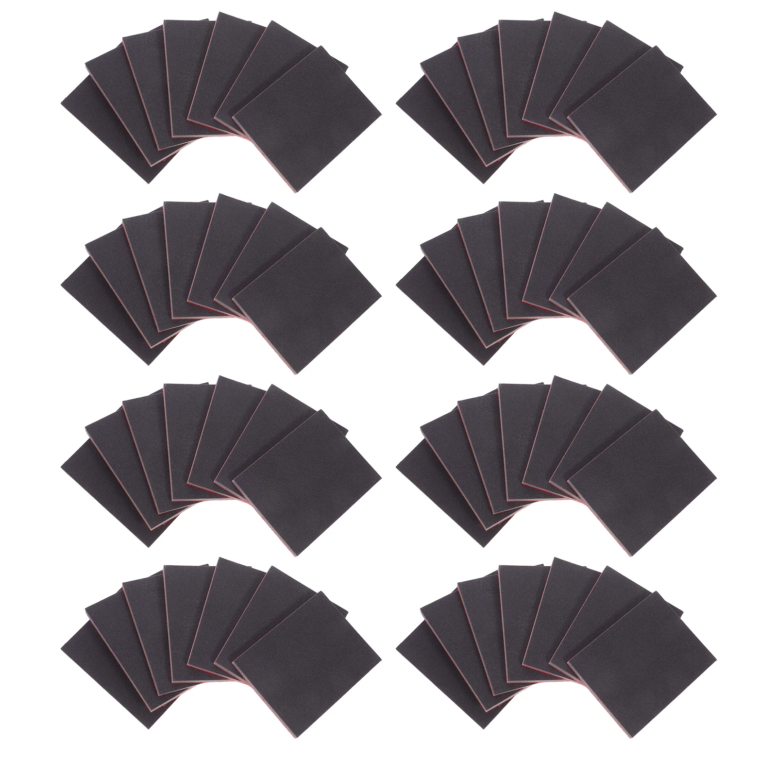 

32 Pcs Staining Sponge Sandpaper Foam Hand Sander Sanding Fine Grit Drywall Pads Crafting