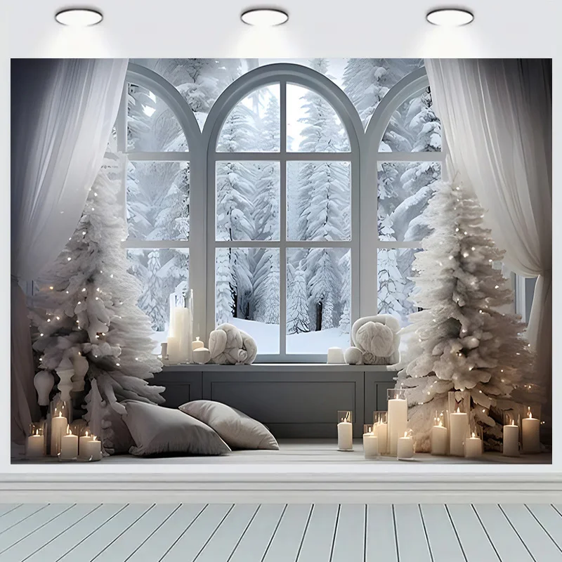 

Merry Christmas Day Gift Photography Backdrops Props Indoor Decoration Winter Wonderful Xmas Eve New Year Background RD-07