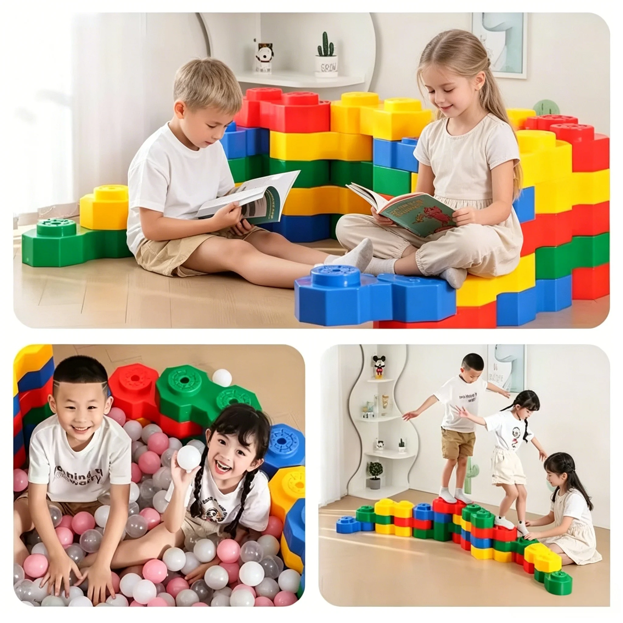 Educational Building Toy, DIY Splicing, Creativity Development, Hand-eye Coordination Training