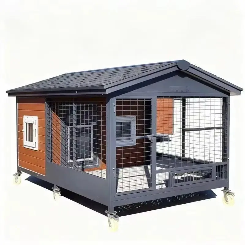 Prefabricated Steel Dog House for Villa Courtyard Commercial Use