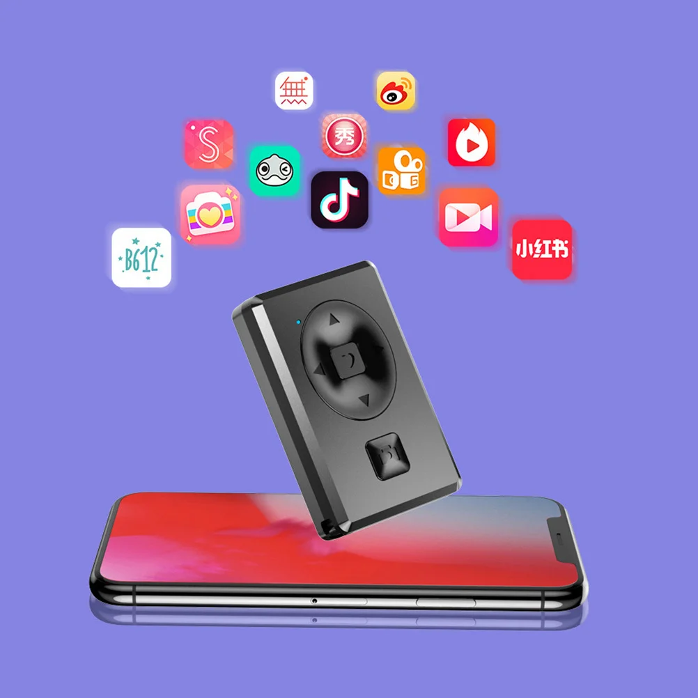 

Wireless Selfie Shutter Remote Phone Camera Control Multi-Functional for E-Books Short Videos Self-Timer Gift