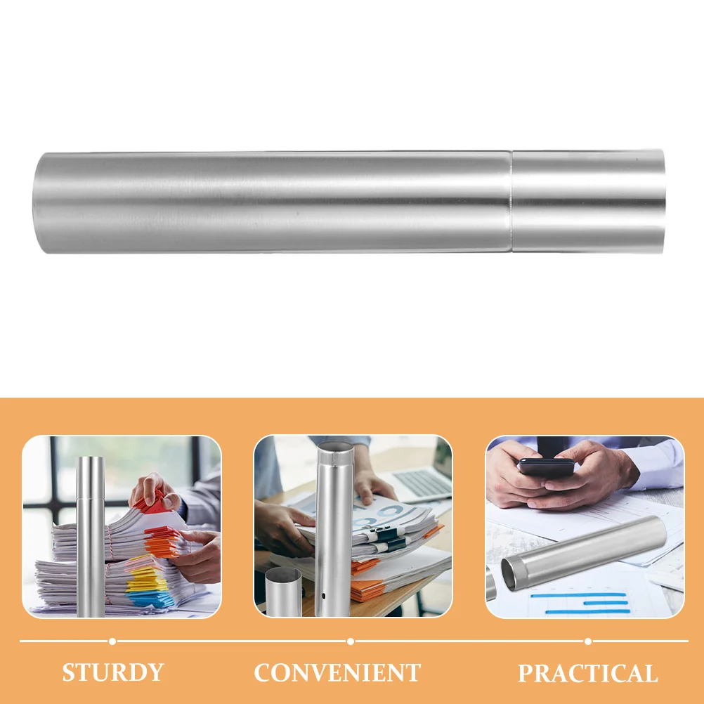 Poster Tubes for Mailing Bulk ID Holder Decoration Fashioned Portable Silver Birth Certificate