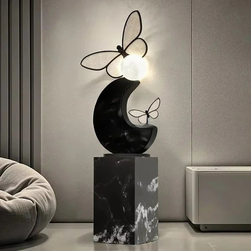 BJ-9  Antique Butterfly TV Cabinet Next To The Floor Ornament Light Luxury High Sense Living Room Large Home Decoration Decor