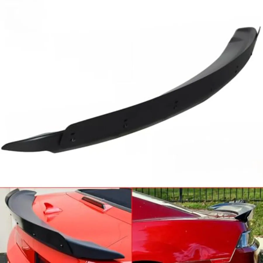 

Rear Spoiler with WickerBill for Chevrolet Camaro 2010-2013 SS LT LS ZL1 Trunk Spoiler Wing Lip 2PCS Matte Black Style Aerodyna