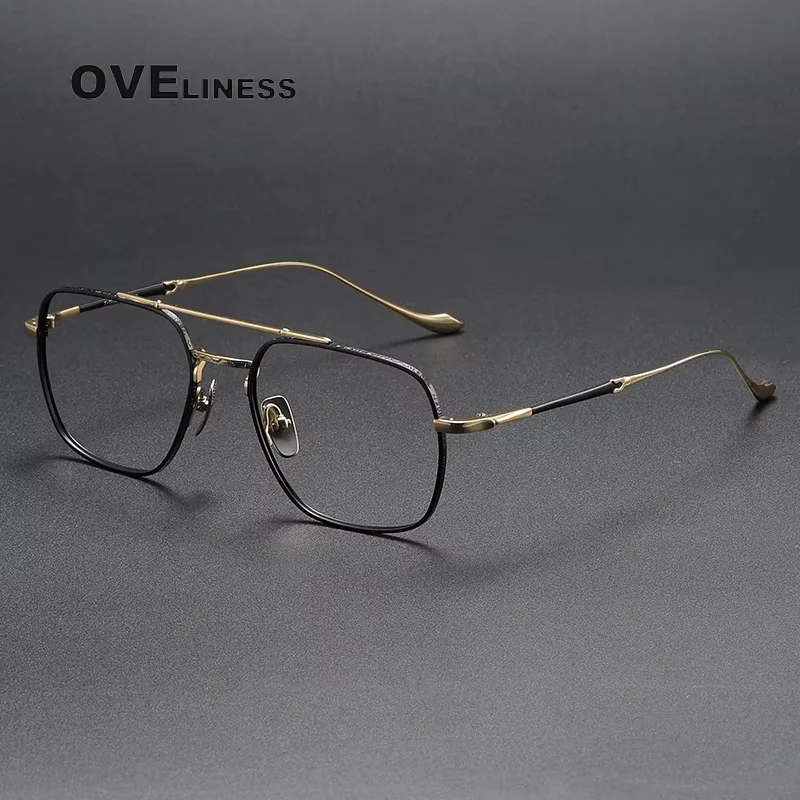 

Pure titanium eyeglasses frames women Glasses Frame Men male Pilot New Brand Design Eyewear High Quality Ultralight spectacles