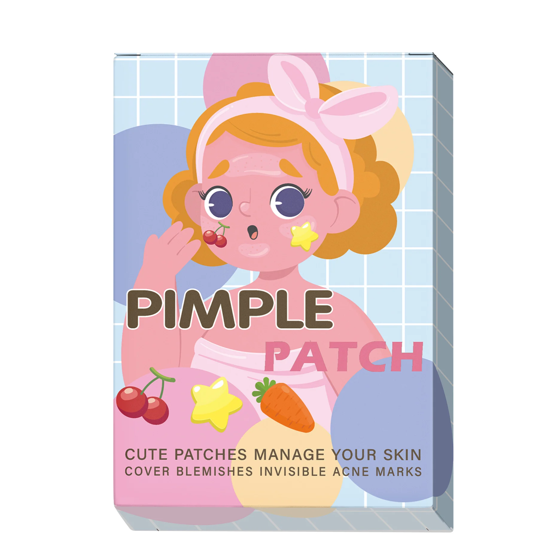 120 قطعة من ملصق حب الشباب الكرز، مقاوم للماء وجيد التهوية، للاستخدام اليومي للوجه، بشرة الوجه