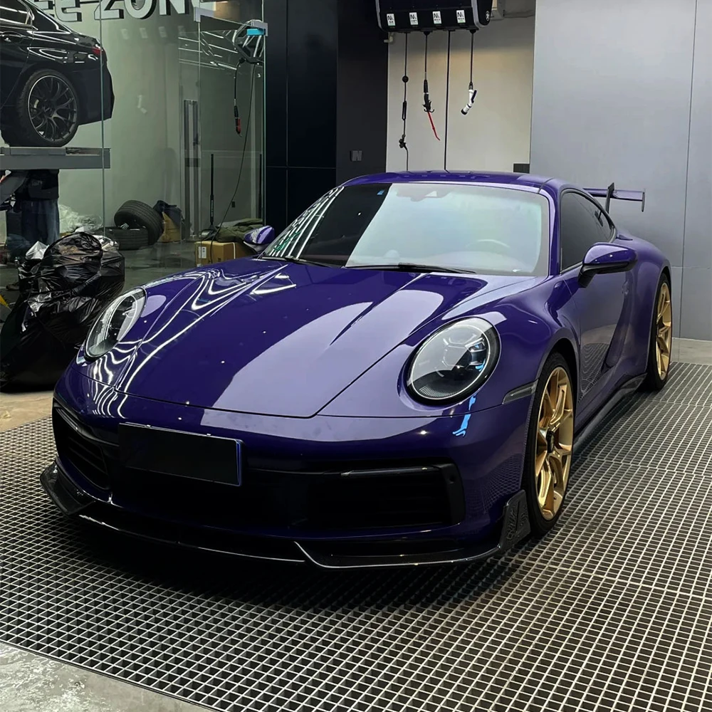 

Car Sticker Wrap Film Platinum Ultra Violet Color Change Vinyl Film PET Bubble Free Wrapping Decal Car Sticker Interior Exterior