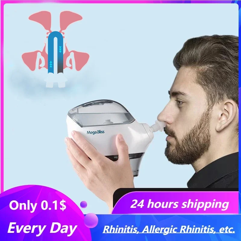 

Electric Nasal Care Nose Cleaner Neti Pot Rhinitis Sinus Rinse Bottle Nose Wash Cleaner Pressure Rinse Nasal IrrigationNasalSalt