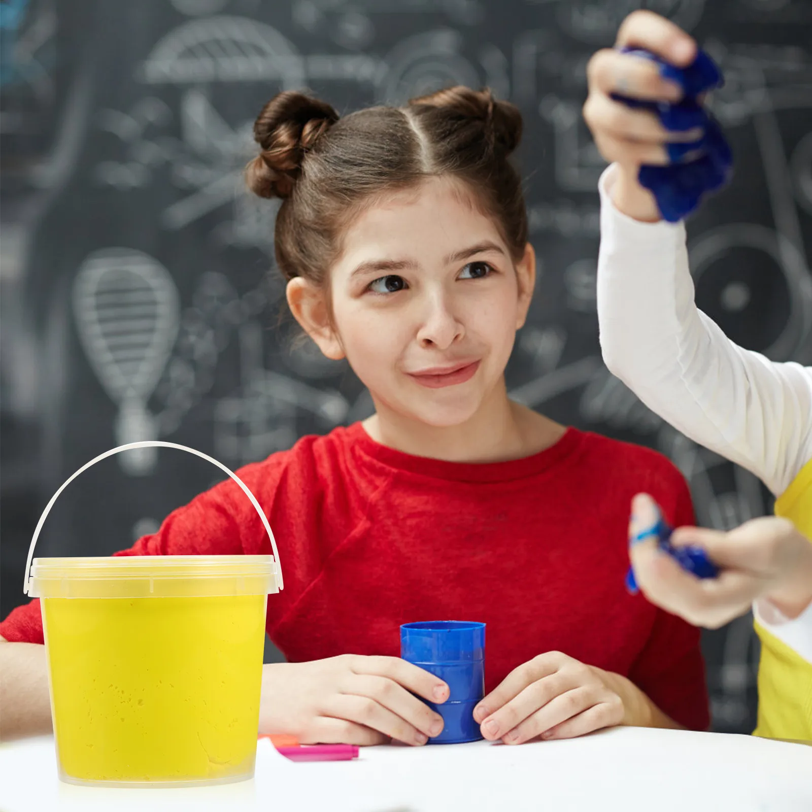 

2Pcs Ultra Light Clay DIY Pure Color Plasticine Clay Educational Plaything Cartoon Non Hardening Air Dry Modeling Dough for