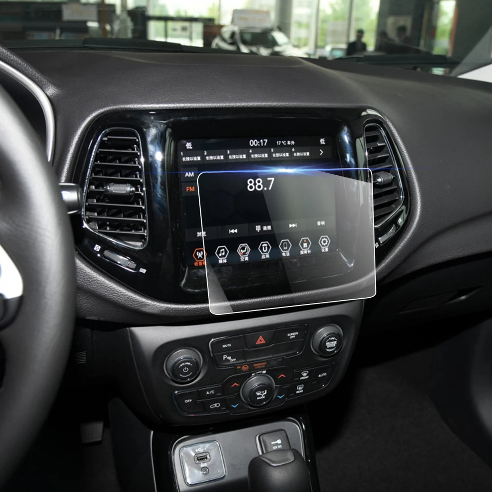 Pellicola Protettiva Per Schermo Jeep Compass 2021-2022 – Anti-graffio E Anti-impronte Per Il Display Da 10,1 Pollici - 3