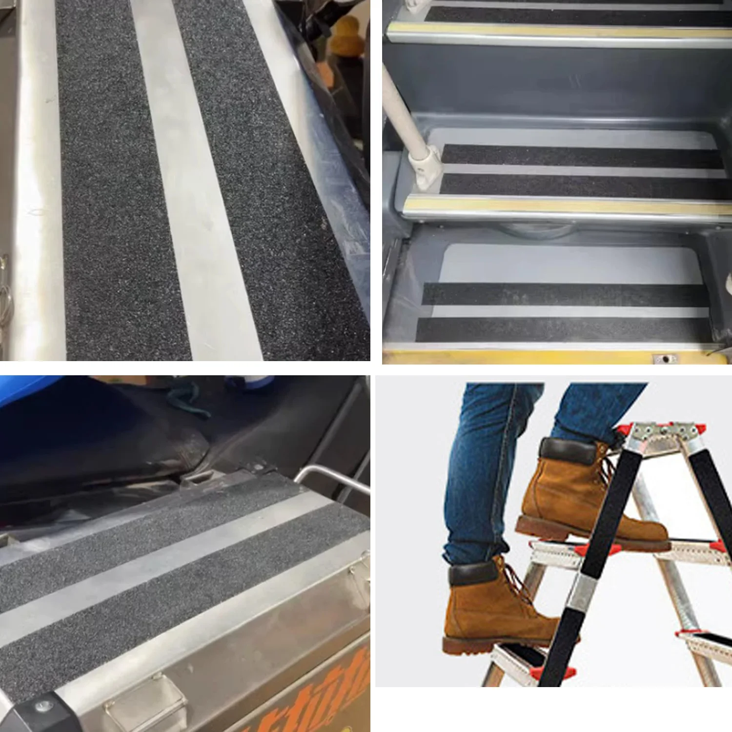 Anti Slip Traction Tape Waterproof Adhesive for Stairs, Tread Step, Indoor, Outdoor