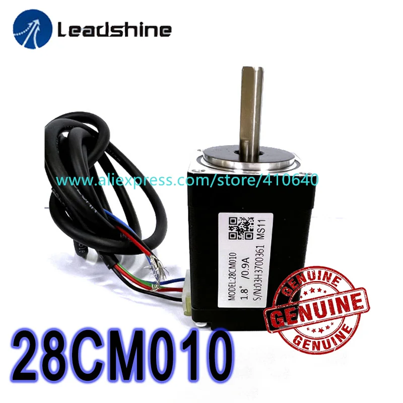 Genuine Leadshine NEMA 8 Stepper Motor 28CM010 0.9 A Current 0.1 N.m Torque 41 mm Motor Body Length 1.8 Degree Step Motor