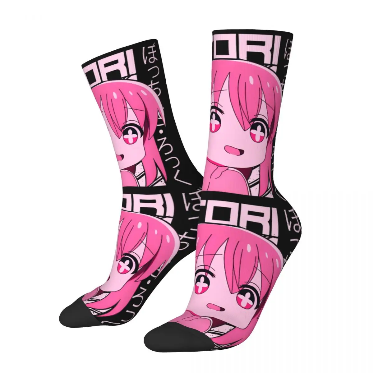 

Autumn Winter Funny Unisex Bocchi The Rock Hitori Anime Socks Hitori Gotou Breathable Skateboard Socks