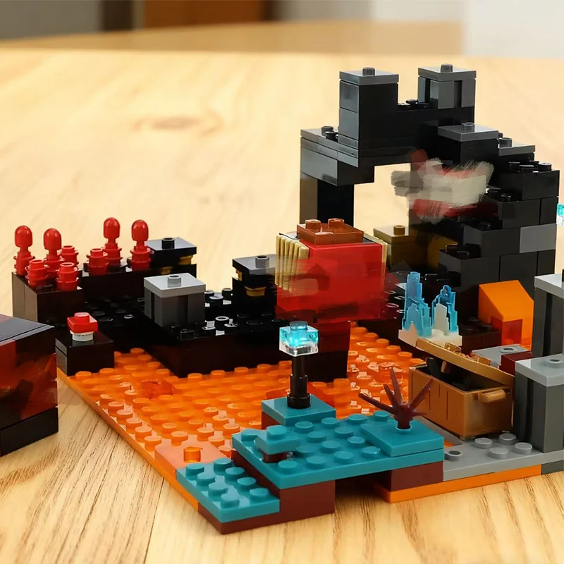 

Совместимые бренды, наборы кирпичей My Pixel World, серия игр, строительные блоки, Нидер-станция, слизь, MOC, игрушки, подарок для детей