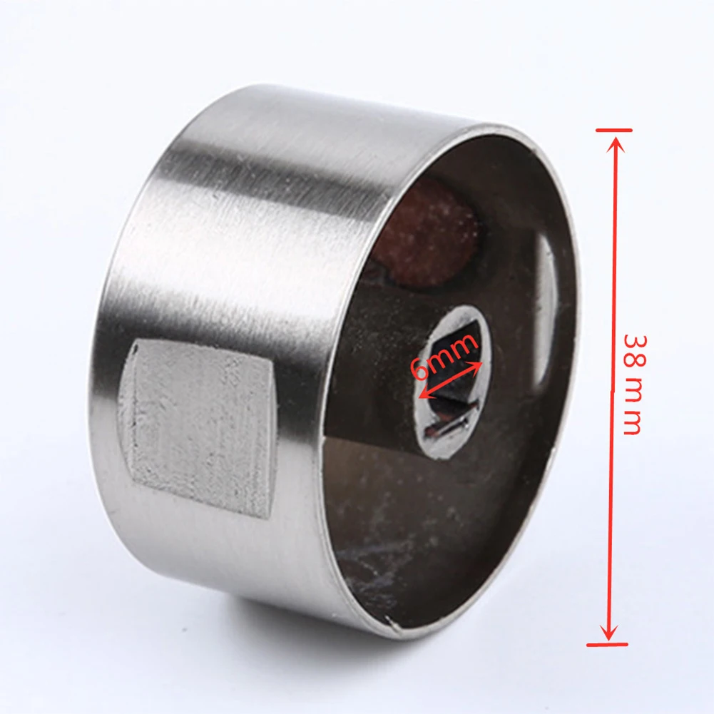 4PCS 6mm Rotary Switches Aluminum Alloy Round Knob Handle For Gas Cooktop Ovens Handle Kitchen Accessories