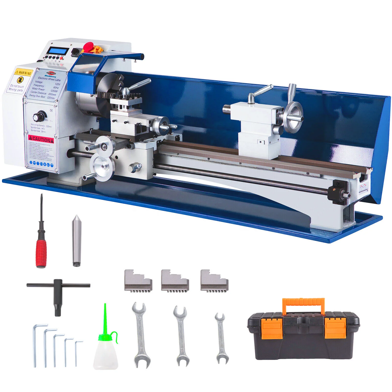 

Sumore SP2103 Bench Lathe 1000w Metal Horizontal Variable Speed 2500rpm Mini Manual Lathe Price