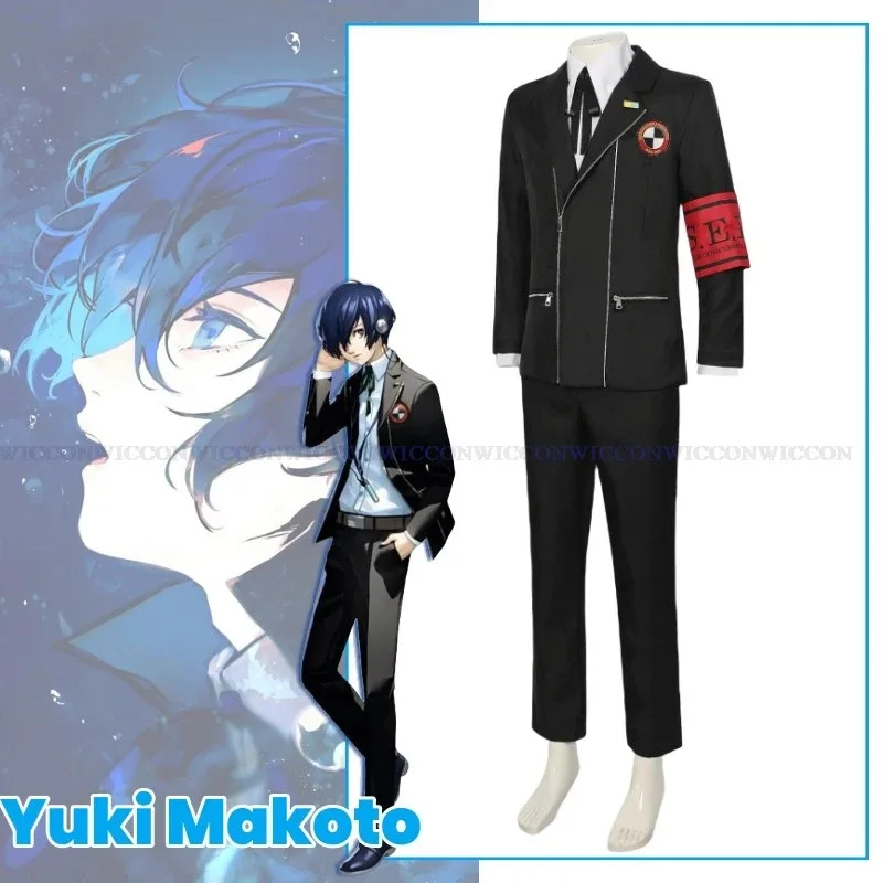 

2025 11, игровой костюм, парик, униформа, косплей Юки Макото, платье для выступлений, унисекс, Хэллоуин