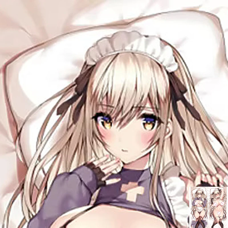 

Dakimakura Anime Pillow Cover Maid Large Breasts Double Sided Print Life-size Body Decoration