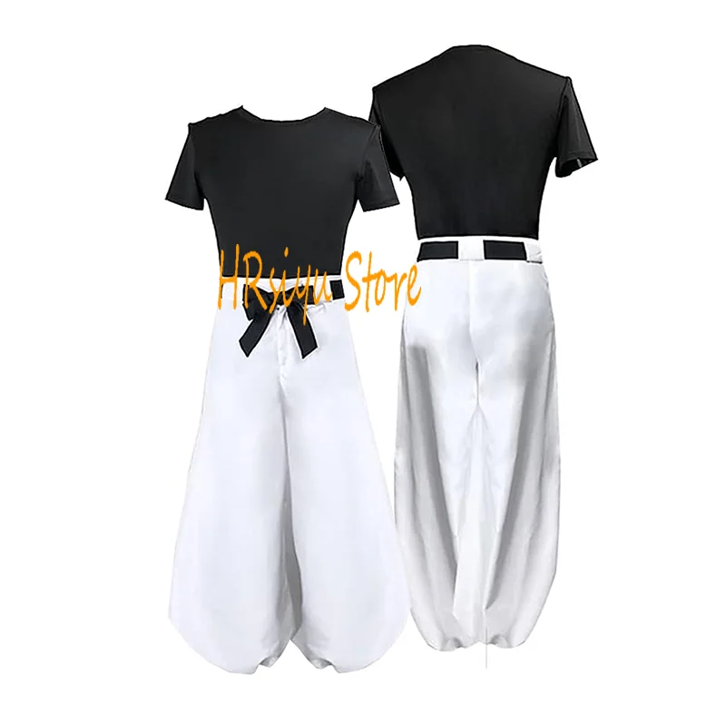 Anime Cosplay Fushiguro Touji Costume Short Sleeve Shirt /Pants Uniform Outfit Halloween Set for Women Men