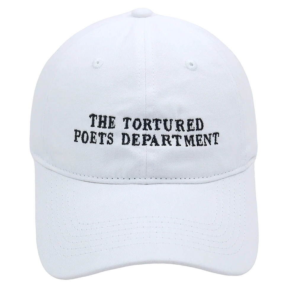 THE TORTURED POETS DEPARTMENT DAD Hat Embroidery TTPD Leisure Baseball Cap Cotton Unisex