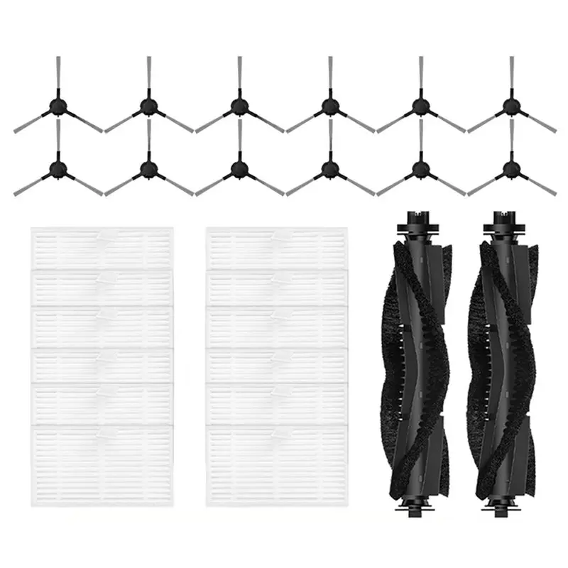 【SOLO HASTA HOGARTE】Bolsa para polvo, paño de limpieza, cepillo lateral principal, filtro para Cleanova W7/W11/W15, Vexilar W9/W15, Airzeen R7, repuesto para aspiradora