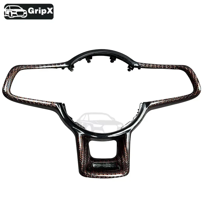 

for Volkswagen Golf 7 MK7 7.5 R Rline GTI GTE GTS Steering Wheel Accessories Forged Carbon Fiber Steering WheelFrame Accessorie