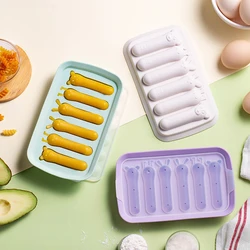 Sausage Maker Mould 6 Grids Silicone DIY Ham Hot Dog Making Moulds With Lid Kitchen Household Sausages Cake Baking Tools Molds