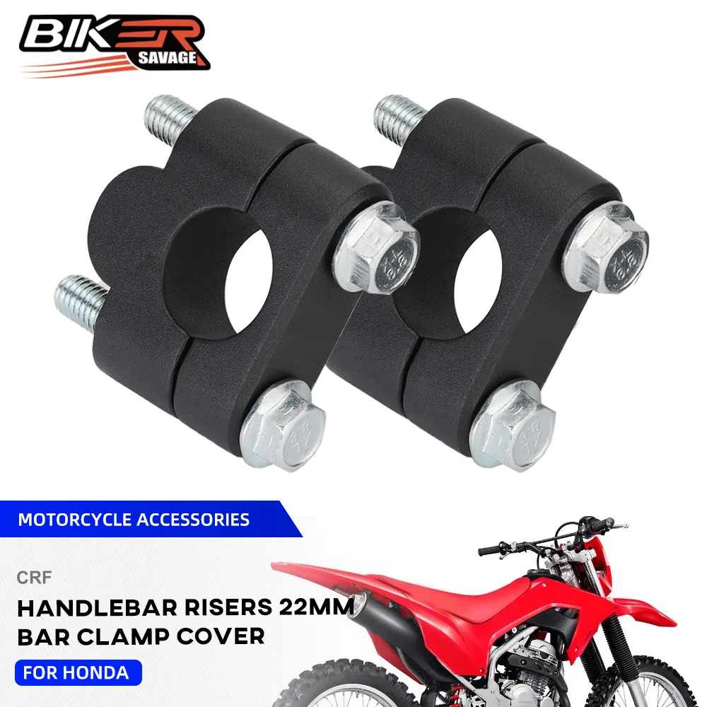 

Motorcycle Handlebar Riser 20MM Bar Mount Handle Clamp For Honda CRF450 CRF300 CRF250 CRF230 CRF150 CRF125 CRF110 Heighten 20mm